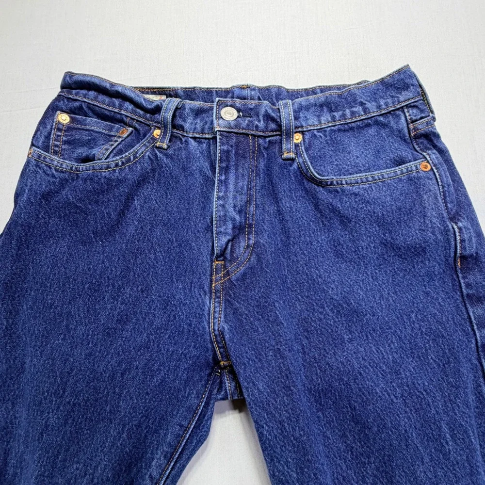 Levi's 502 Original Fit Dark Wash Denim Jeans Mens Size W30 L32